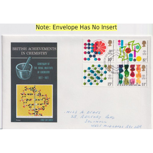 1977-03-02 Chemistry Stamps Bureau FDC (91812)