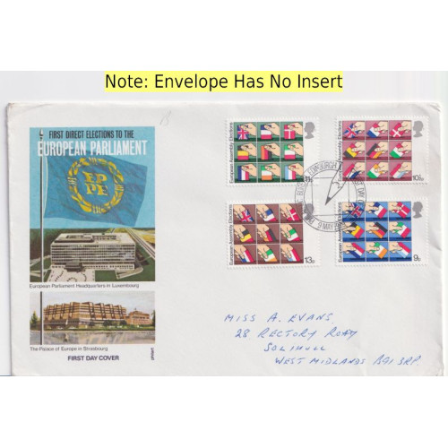 1979-05-09 Direct Elections Stamps Bureau FDC (91813) 1979-05-09 Direct Elections Stamps Bureau FDC (91813)