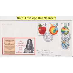 1987-03-24 Isaac Newton Stamps Woolsthorpe FDC (91821)