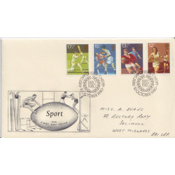 1980-10-10 Sport Stamps Cardiff FDC (91828)