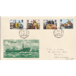 1981-09-23 Fishing Industry Stamps Hull FDC (91835)