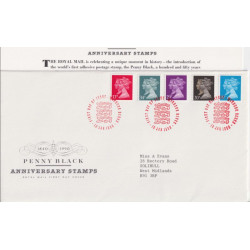 1990-01-10 Penny Black Anniv Stamps Windsor FDC (91883)