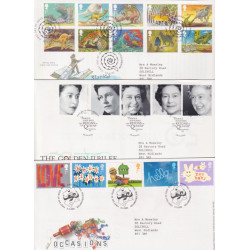 2002 First Day Covers x 16 Special Pmk FDC (91902)