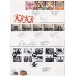 2001 First Day Covers x 12 Special Pmk FDC (91903)