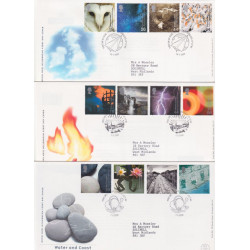 2000 First Day Covers x 12 Special Pmk FDC (91904)