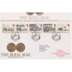 1984-07-31 The Royal Mail Stamps Bristol Carried FDC (91919)