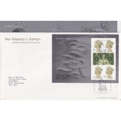 2000-05-23 Her Majesty Stamps M/S Westminster SW1 FDC (91929)