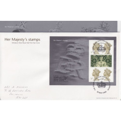 2000-05-23 Her Majesty Stamps M/S Earls Court FDC (91930)