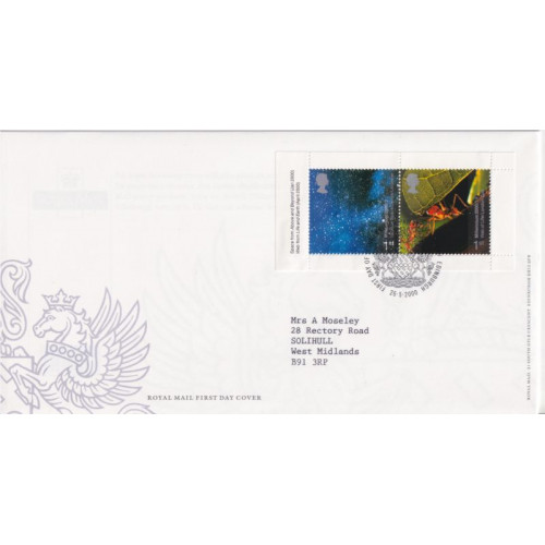 2000-05-26 Millennium Booklet Pane Bureau FDC (91933)