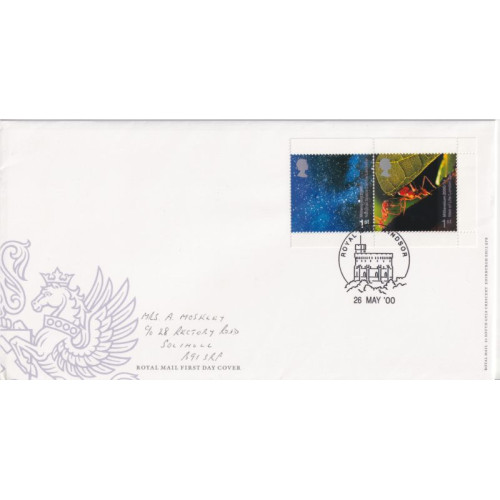 2000-05-26 Millennium Booklet Pane Windsor FDC (91934) 2000-05-26 Millennium Booklet Pane Windsor FDC (91934)