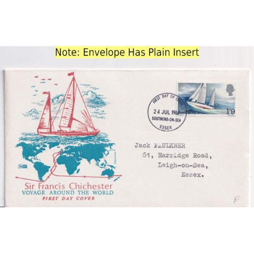 1967-07-24 Chichester Gipsy Moth IV Southend-on-sea FDC (91978)