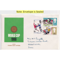 1966-06-01 Football Stamps London EC FDC (91986)