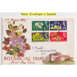 1964-08-05 Botanical Congress Stamps London EC FDC (91991)