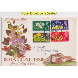 1964-08-05 Botanical Congress Stamps London EC FDC (91993)