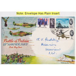 1965-09-13 Battle of Britain Stamps Seaview IOW cds FDC (91998)