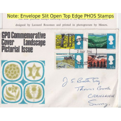 1966-05-02 Landscape PHOS Stamps London WC FDC (92011)