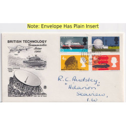 1966-09-19 British Technology Stamps Seaview cds FDC (92017)
