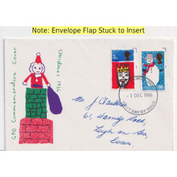 1966-12-01 Christmas Stamps Southend FDC (92029)