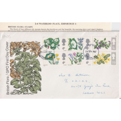 1967-04-24 British Flowers Stamps Phos London FDC (92060)