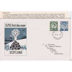 1967-03-01 Scotland Definitive Stamps Edinburgh FDC (92085)