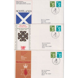 1976-01-14 Regional Definitive Stamps x3 SHS FDC (92090)