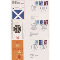 1978-01-18 Regional Definitive Stamps x3 SHS FDC (92092)