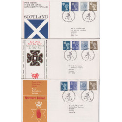 1981-04-08 Regional Definitive Stamps x3 SHS FDC (92094)