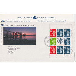 1989-03-21 Scots Connection Booklet Stamps FDC (92102)
