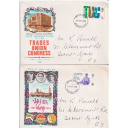 1968-05-29 Anniversaries Stamps Romford x4 FDC (92106)