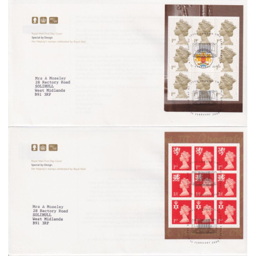 2000-02-15 Special By Design x 4 Booklet SW1 FDC (92114) 2000-02-15 Special By Design x 4 Booklet SW1 FDC (92114)