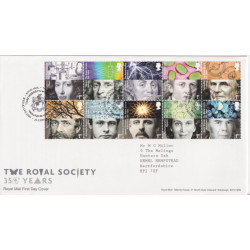 2010-02-25 The Royal Society Stamps T/House FDC (92165)