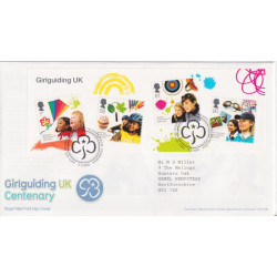 2010-02-02 Girlguiding Stamps M/S T/House FDC (92166)