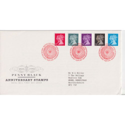 1990-01-10 Penny Black Anniv Stamps Bureau FDC (92178)