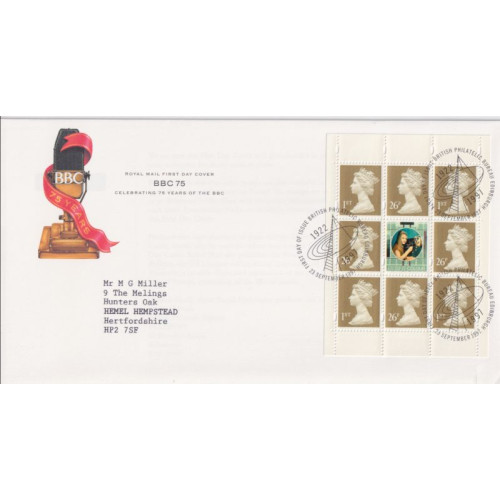 1997-09-23 BBC Booklet Pane Stamps Bureau FDC (92212)