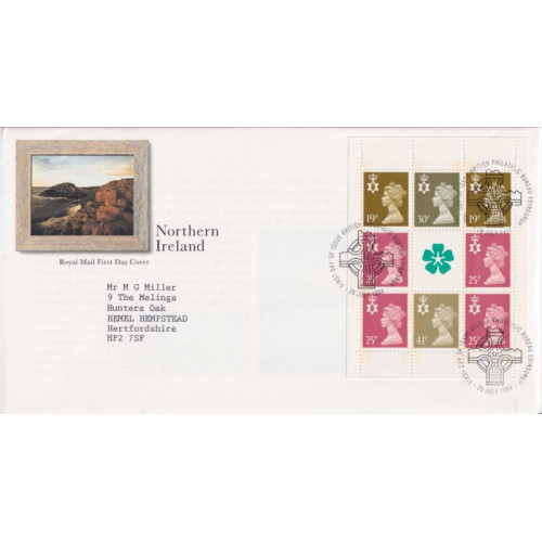 1994-07-26 N Ireland Bklt Pane Stamps Bureau FDC (92222) 1994-07-26 N Ireland Bklt Pane Stamps Bureau FDC (92222)