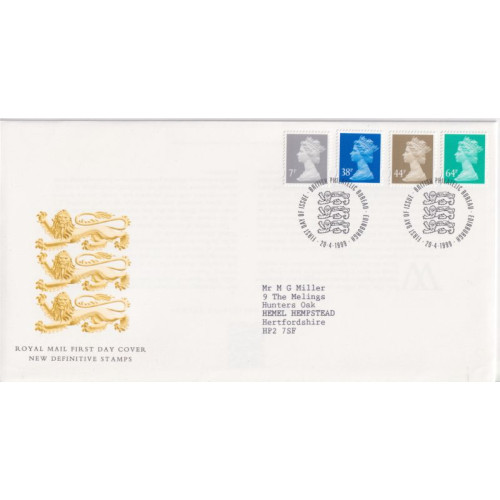 1999-04-20 Definitive Stamps Bureau FDC (92238)