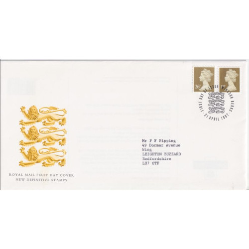 1997-04-21 Definitive 1st / 26p Windsor FDC (92248)