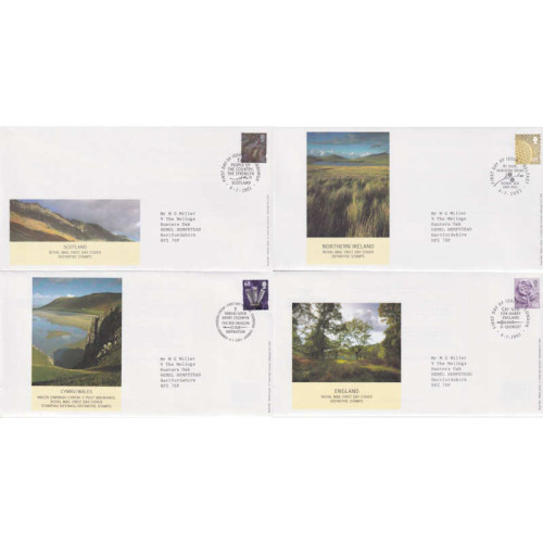 2002-07-04 Regional Definitive Stamps x 4 FDC (92267)