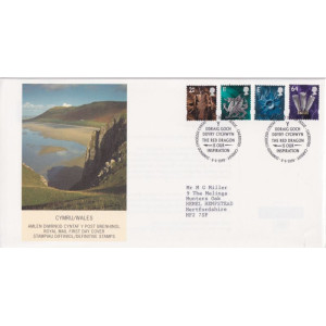 1999-06-08 Wales Definitive Stamps Cardiff FDC (92280)