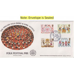 1981 English Folk Festival FDC (91630)