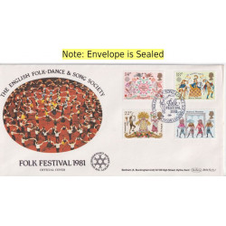 1981 English Folk Festival FDC (91633)