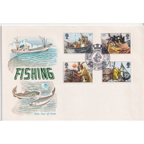 1981 Fishing  Stamps Aberdeen FDC (91636)