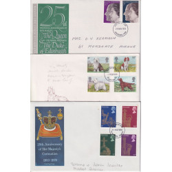 1970's GB First Day Covers x 5 (91647)