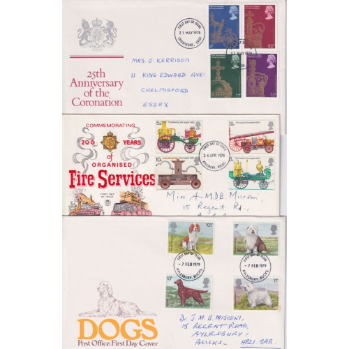 1970's GB First Day Covers x 5 (91648) 1970's GB First Day Covers x 5 (91648)