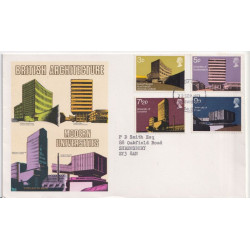 1971-09-22 British Architecture Stamps FDC (91650)