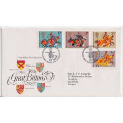 1974-07-10 Great Britons Stamps Bureau FDC (91651)