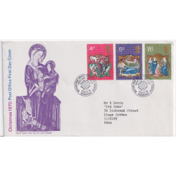 1970-11-25 Christmas Stamps Bureau FDC (91653)