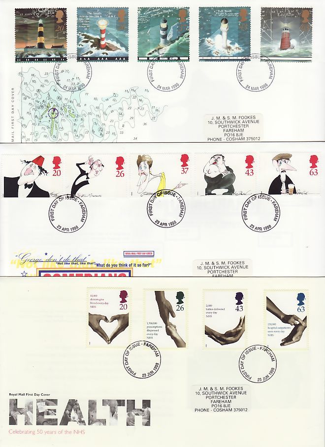 1998 First Day Covers