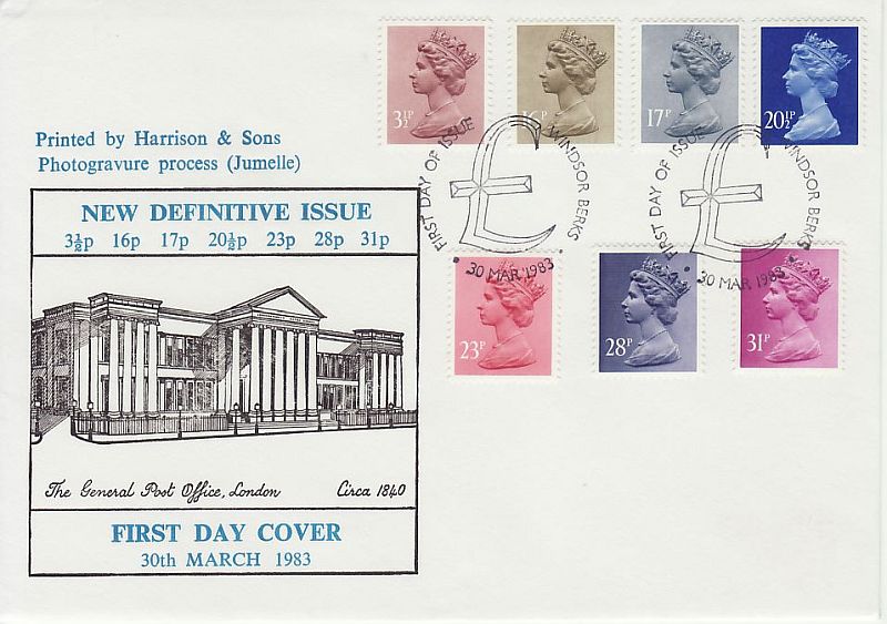 Definitive Stamps First Day Cover