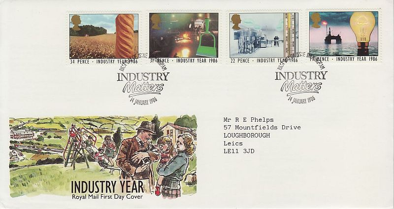 Industry Year First Day Cover